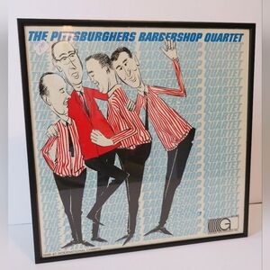 Vintage Barbershop Quartet Album Graphics 1948 Framed Wall Art